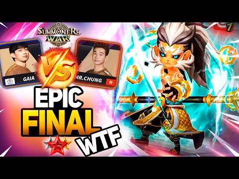 SWC2020 WORLD FINAL! GAIA vs MR.CHUNG. EPIC Summoners War Match!