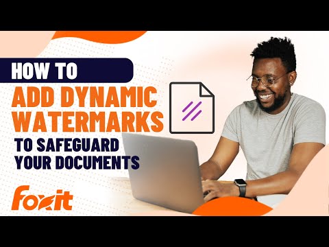 Phần mềm Foxit PDF Editor Pro thêm Dynamic Watermarks
