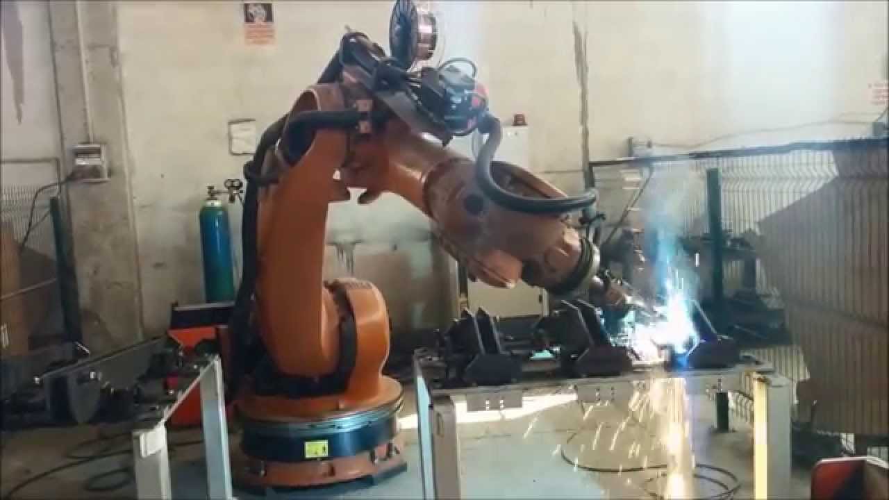 GAZALTI KAYNAK ROBOTU- ARC WELDING - KUKA KR210 - KEMPPI KAYNAK MAKİNASI