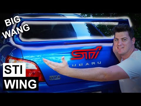 INSTALLING STi WING ON OUR SUBARU WRX! | Lemon 2 Lambo #11