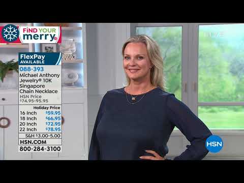 HSN | Michael Anthony Jewelry Gifts 10.03.2018 - 06 PM