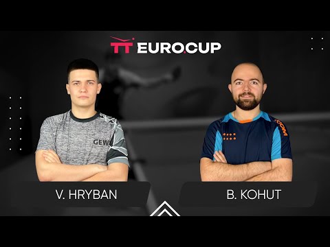18:50 Vadym Hryban - Bohdan Kohut 13.10.2024 TT Euro.Cup Ukraine Elite. TABLE 4
