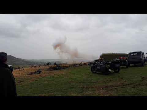 Военно-историческа реконструкция на битката за Страцин - 25 октомври 1944 г. на Клуб "Братя по оръжие" край немския бункер до с. Съдиево - 1