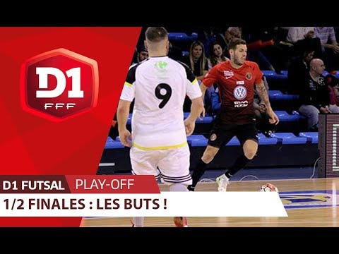 D1 Futsal, 1/2 finales : Les buts !