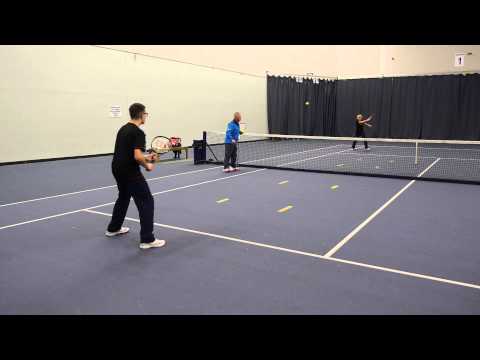 Tennis warm up drills