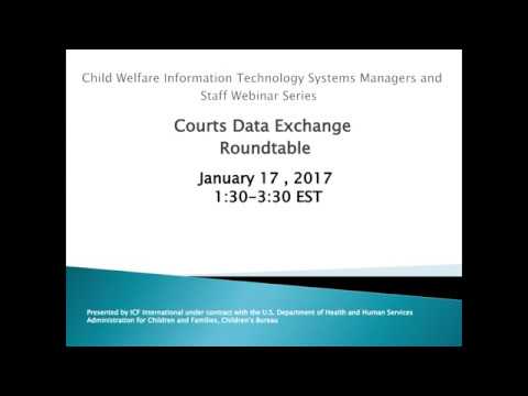 State Panel Discussion for Courts Data Exchange