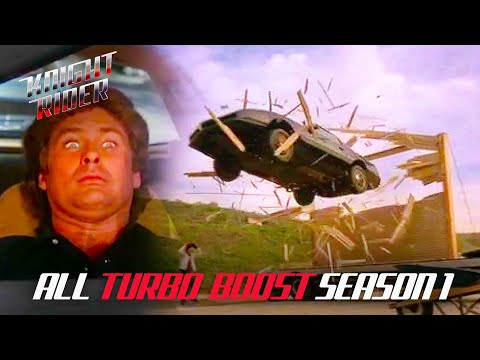 Every Turbo Boost | Season 1 | Knight Rider