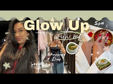 GLOW UP WITH ME P1 |  🧖🏻‍♀️SPA Day ,🛍️shopping in Casablanca, 🍝Date Night …