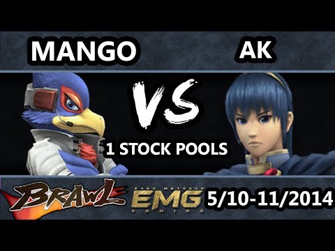 GOML - C9 | Mango (Falco) Vs. AK (Marth) SSBB 1 Stock Pools - Super Smash Bros.Brawl