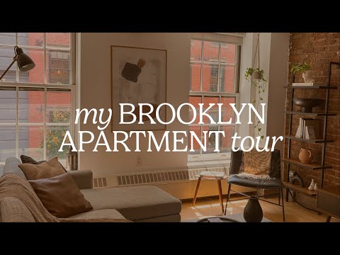 cozy nyc loft apartment tour 🤎 | midcentury,...