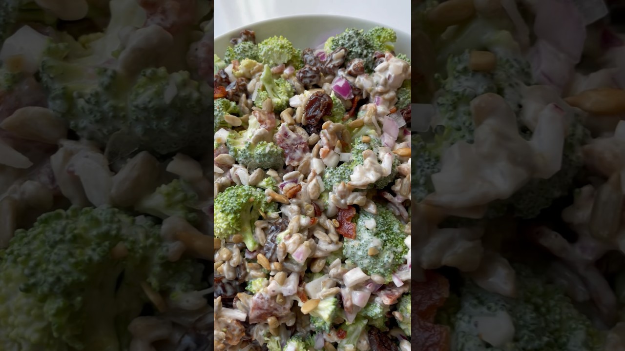 Classic Broccoli Salad | Eating Bird Food #broccoli #broccolisalad #salad #salad recipe #cookout