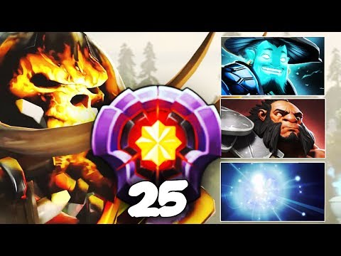 LEVEL 25 Dotaplus EPIC Gameplay Compilation - Storm Spirit, IO, Clinkz, Axe