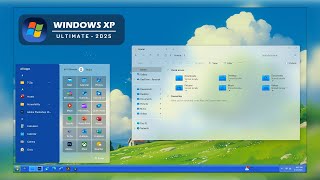 Windows XP 2025 - New Taskbar | New Start Menu | New UI | For Windows 
