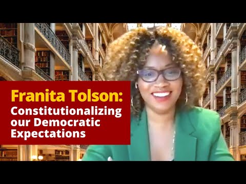 Constitutionalizing Our Democratic Expectations