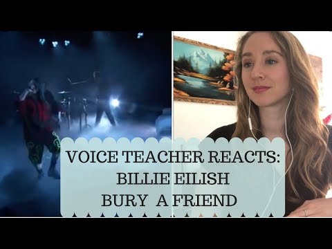 Voice Teacher Reacts: Billie Eilish Bury A Friend-Jimmy Kimmel| Singing with Lauren