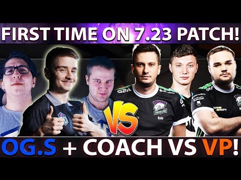 FIRST TIME ON 7.23 Patch -  New OG Seed Team + Coach N0tail vs New Virtus Pro - Dota 2