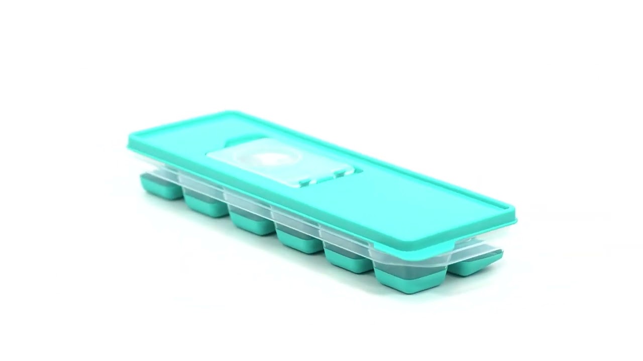 16 Cubes Ice Cube Tray With Lid