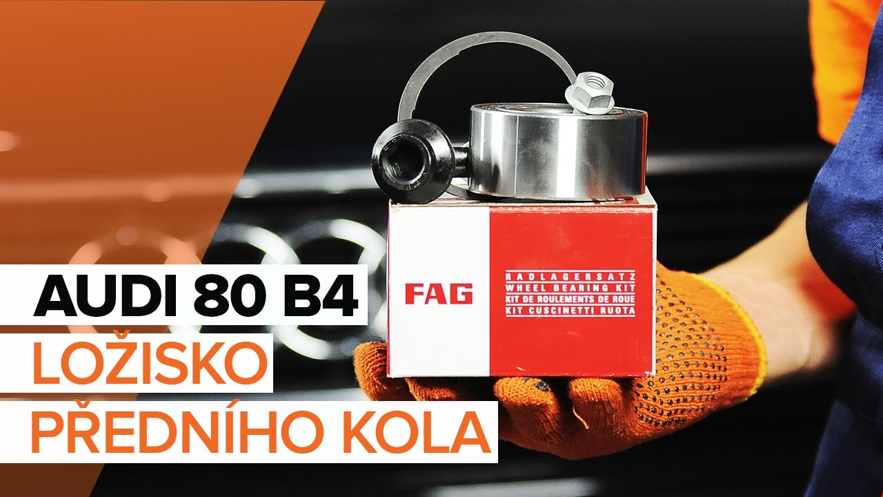 Jak vyměnit přední ložisko kola na Audi 80 B4 – návod k výměně