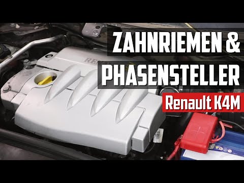 Zahnriemen, Keilrippenriemen, Phasensteller Renault K4M 1.6 16V - Renault Grand Scenic II (JM) 2004