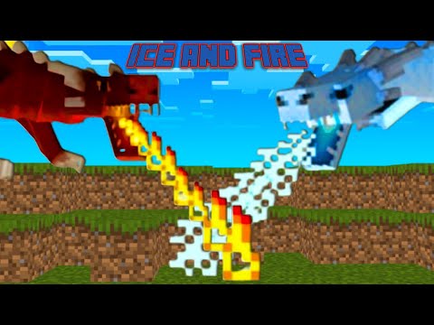 EPIC NEW ICE AND FIRE MOD IN MINECRAFT!!!