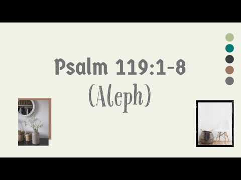 Psalm 119 Aleph | Psalms in Songs