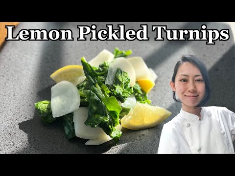 Japanese Lemon Pickled Turnips - Hakurei