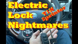 Electric Locks Lock & Unlock, T1N Sprinter Doors Won
