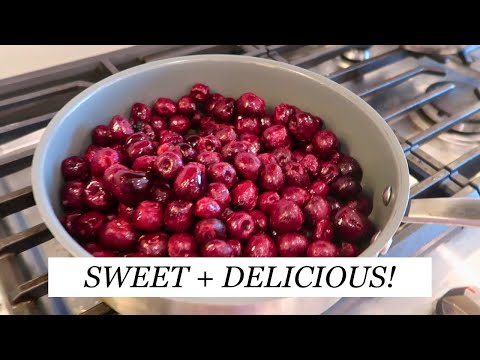 HOMEMADE JAM RECIPE: How to Make Cherry Jam with NO PECTIN