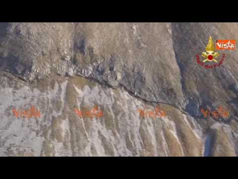 Terremoto 30 Ottobre 2016: sul monte Redentore si forma immensa crepa