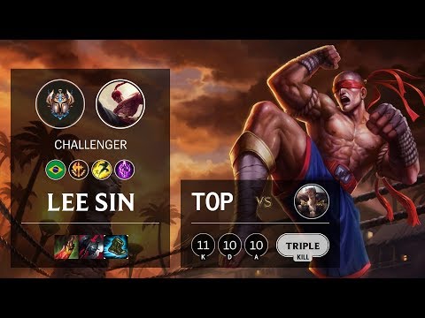 Lee Sin Top vs Sett - BR Challenger Patch 10.3