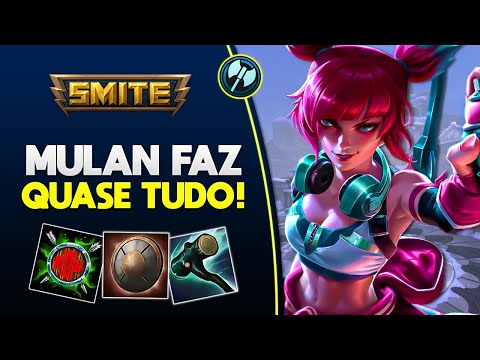 She does almost EVERYTHING there is to do! MULAN SOLO - ⚡ Smite BR Conquista