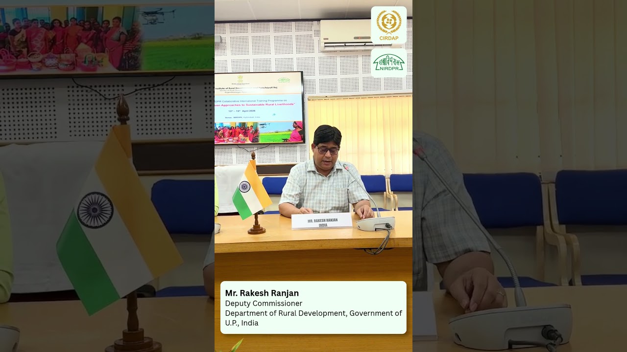 Participant's Feedback on CIRDAP-NIRDPR Intl' Training Programme on Community-Driven Approaches