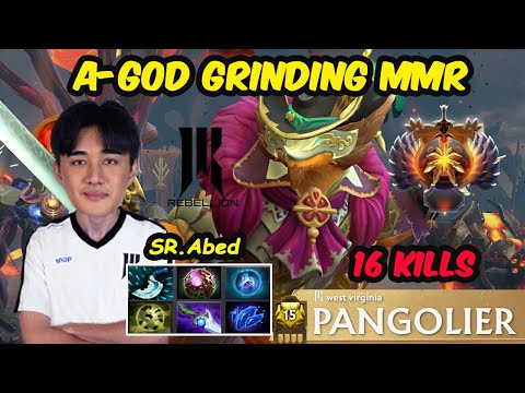 Abed Pangolier A-GOD MIDLANE MASTER PRO SKILL GRINDING MMR SERVER NA DOTA 2 pro Gameplay 7.32D Patch