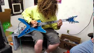Video thumbnail for Locust Grove - the Ocean - Dean Custom Shop ML - Carribian Blue quilted maple top by Simple Man Guitars