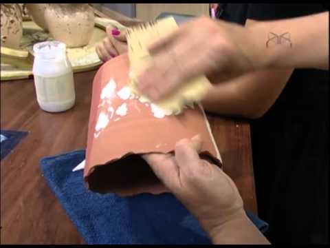 Mulher.com 27/07/2012 Vera Bugrin - Técnica provençal de revelação em cerâmica 01