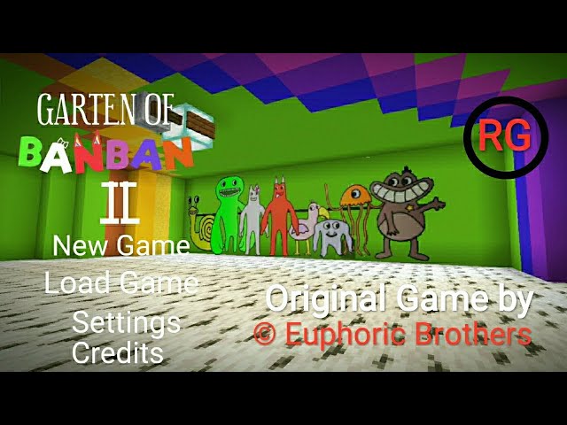 Full Gameplay] Garten of BanBan 2 vs Minecraft - map 