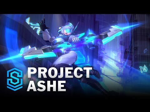 PROJECT Ashe Wild Rift Skin Spotlight