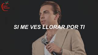 Cristian Castro - Si Me Ves Llorar (lyrics)