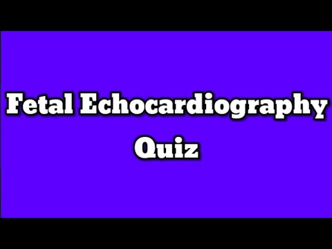 Fetal Echocardiography Quiz