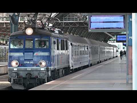 Wrocław Główny odjazd EP08-013