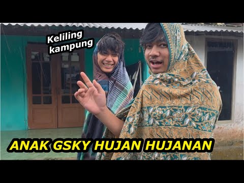 IT'S RAINING, IT'S RAINING, WHAT ARE THESE GSKY KIDS DOING?