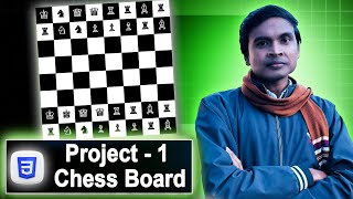 Download the video "Project 1 : Build a Stunning Chessboard Using HTML5 & CSS3 | Full Stack Web Development Course #16"