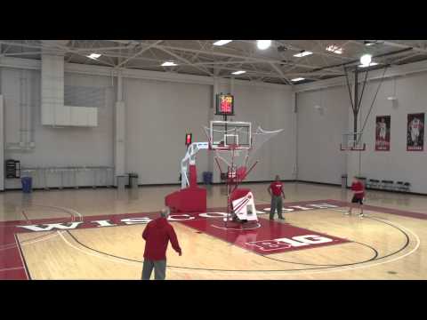 Part 4 of Bo Ryan's partner shooting basketball drill with the Gun