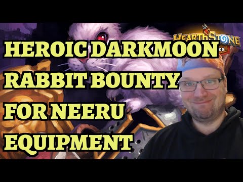 Heroic Darkmoon Rabbit Bounty Guide - Neeru Fireblade Equipment - Hearthstone Mercenaries