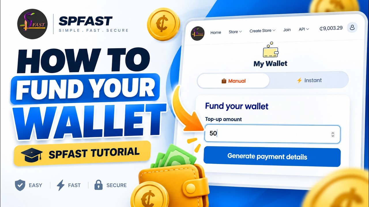 SPFAST MANUAL TOPUP