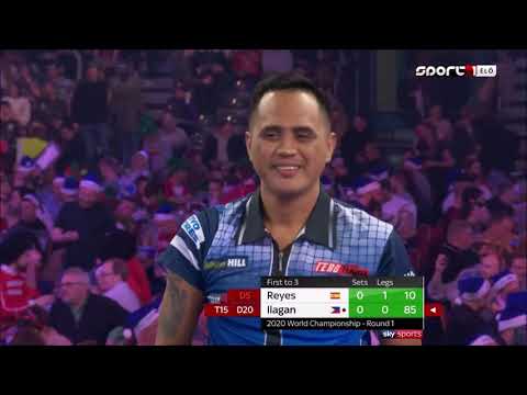 26) Cristo Reyes vs Lourence Ilagan 2020 PDC World Darts Championship 2019.12.17 Round 1