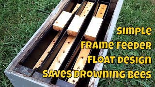 Improving Frame Feeder Drowning Rate With Floats