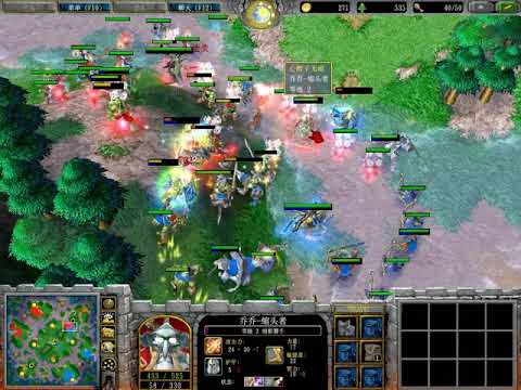 【小心翼翼滚雪球】魔兽争霸大帝解说三矛杯 XiaoKK+Zhouxixi vs 老蛇+杀精 3 TR