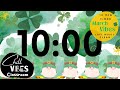 ☘️ 10-Minute Timer | MARCH CLOVER St Patrick's Day | LOFI MUSIC CLEAN | Study Relax classroom timer