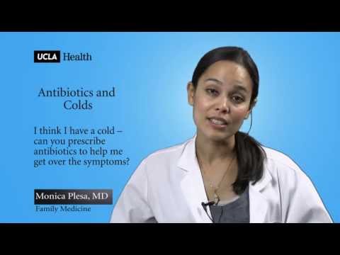 Antibiotics and colds